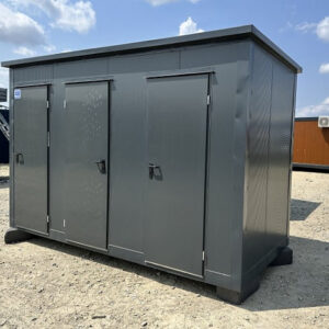 Container sanitaire avec 3 cabines