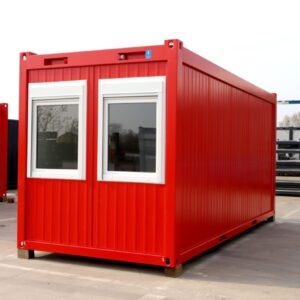 Container Bureau 20Pieds Rouge.