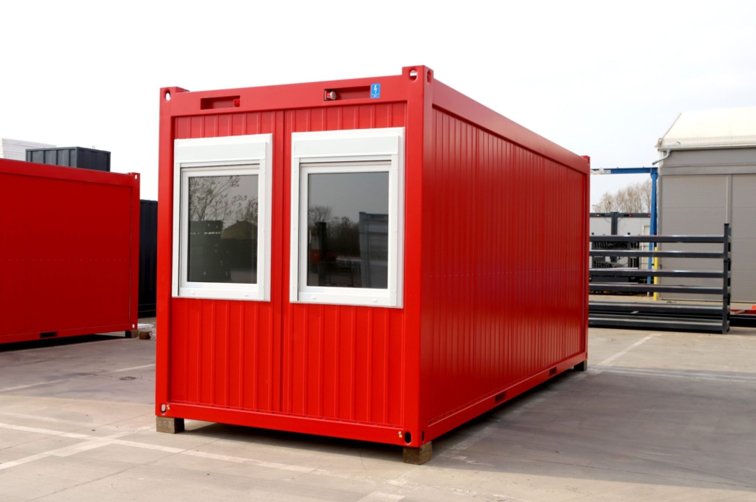 Container Bureau 20Pieds Rouge.