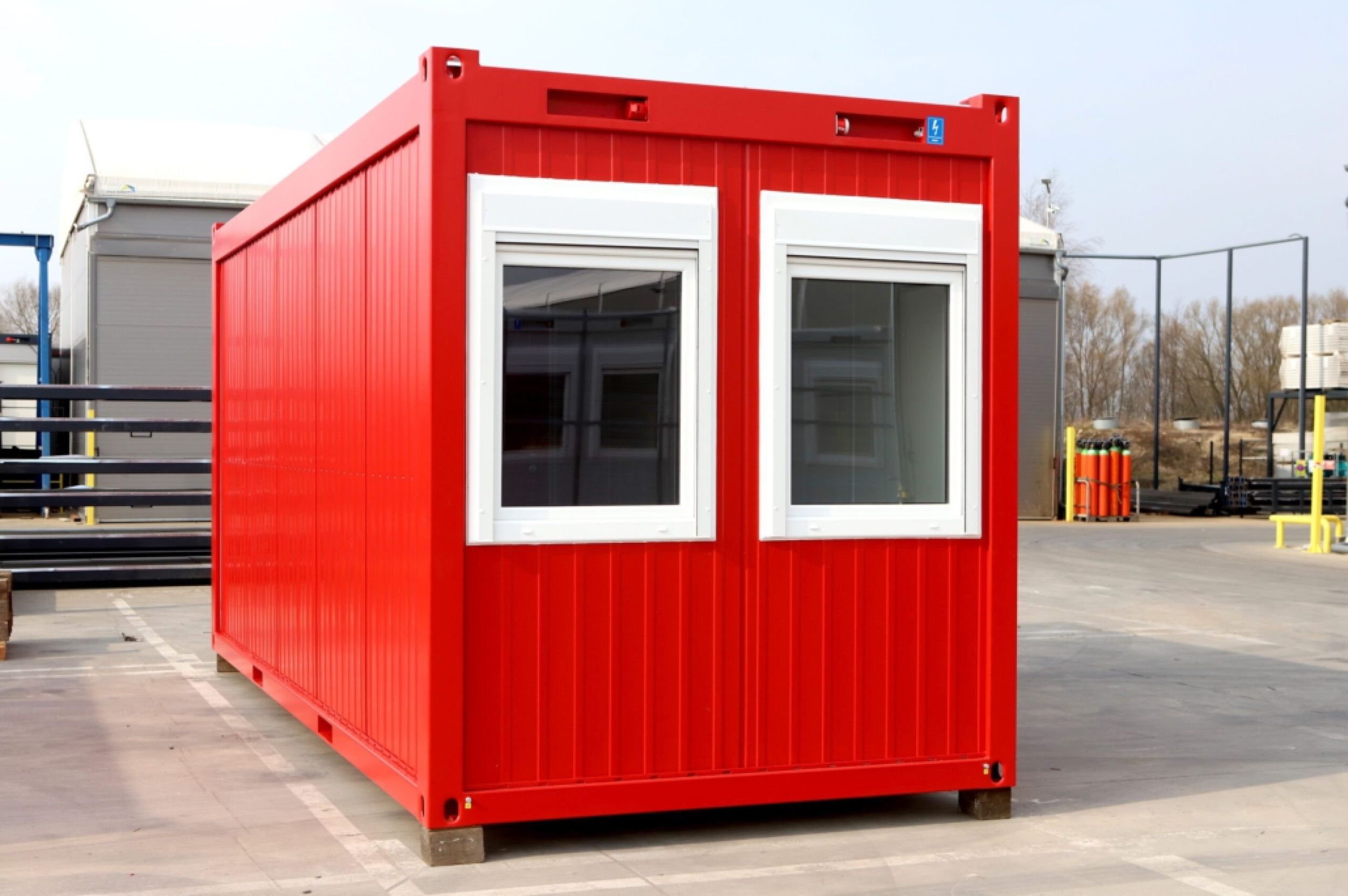 Container Bureau 20Pieds Rouge. – Image 2