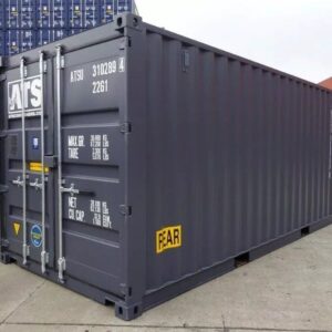 Conteneur Maritime 20 Pieds HC (2ème voyage) Gris