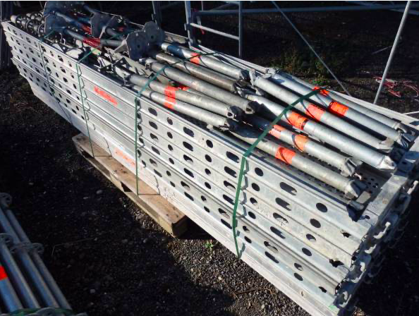 LOT COMPLET DE 200M2 D'ÉCHAFAUDAGE LAYHER UNIVERSEL MULTIDIRECTIONNEL – Image 2