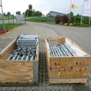 LOT COMPLET DE 150M² ÉCHAFAUDAGE LAYHER FACADIER – OCCASION PROCHE DU NEUF