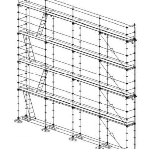 LOT COMPLET DE 100M² D’ÉCHAFAUDAGE LAYHER UNIVERSEL MULTIDIRECTIONNEL – OCCASION PROCHE DU NEUF