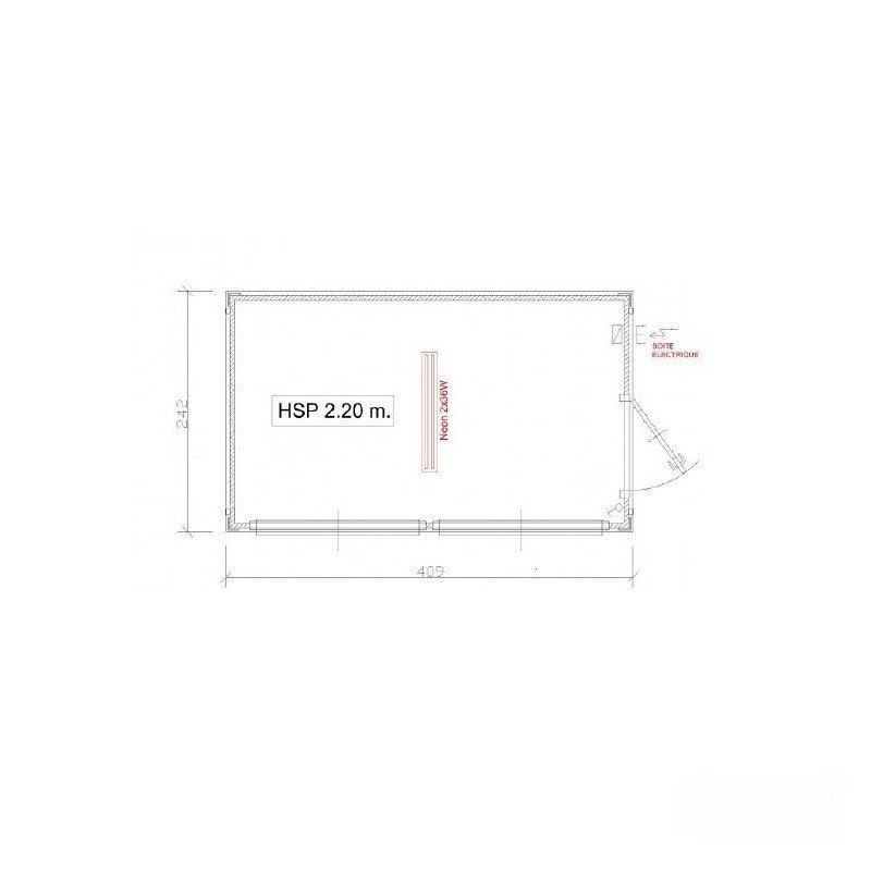 CONTENEUR BUNGALOW ALGÉCO 4M. – Image 9